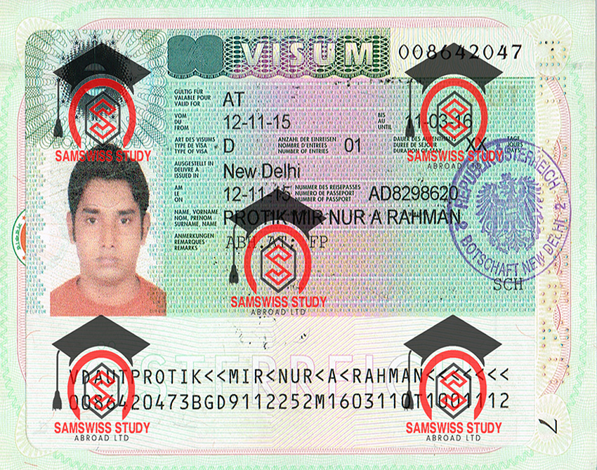 Visa SamSwiss study abroad