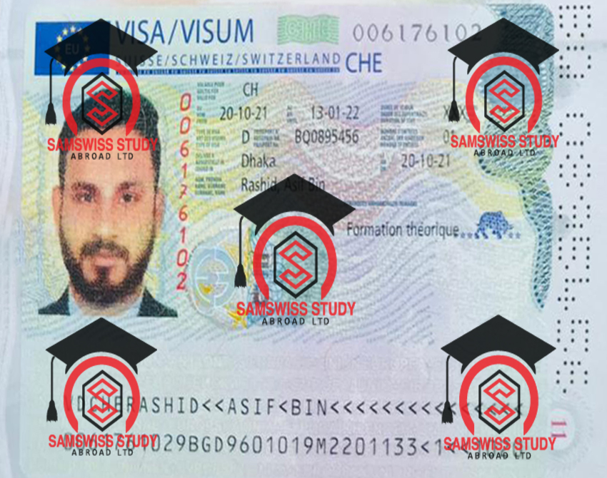 Visa SamSwiss study abroad