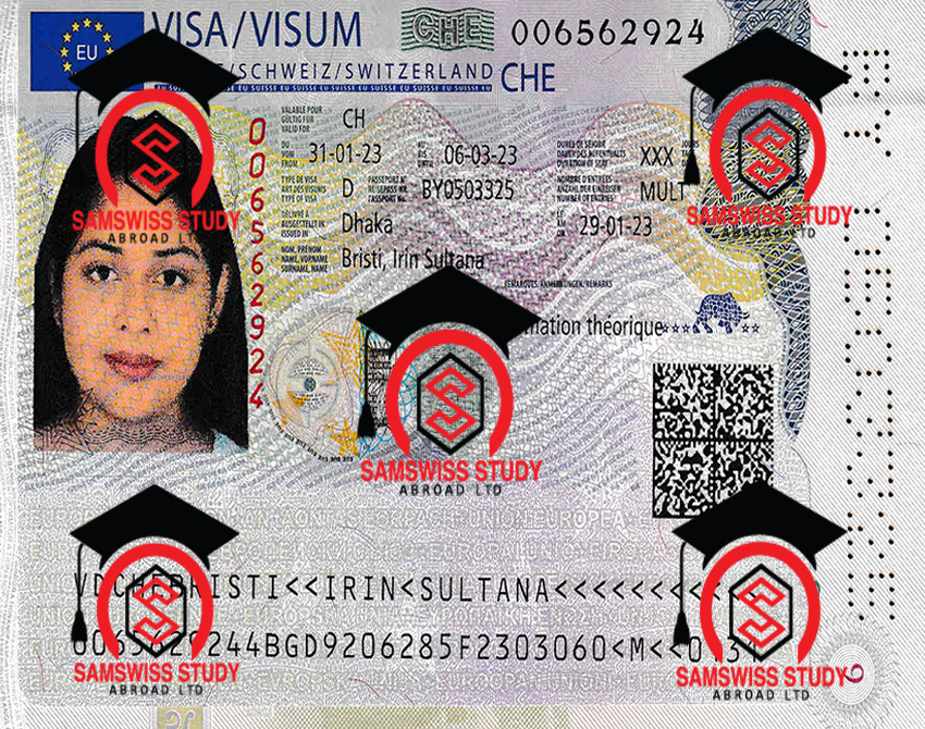 Visa SamSwiss study abroad