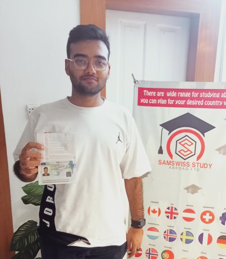 Fahim Visa Success SamSwiss Study