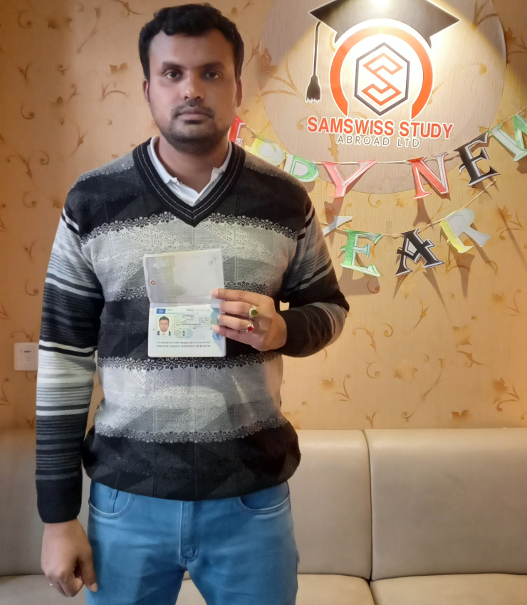 harun Visa Success SamSwiss Study